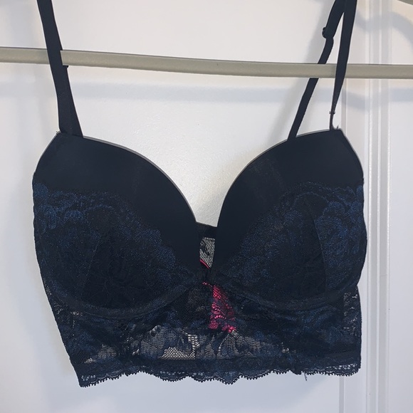 2 Bra Set! Size C36 and medium Black la senza with removable push up inserts - Picture 3 of 11